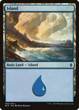 Island (255) [Battle for Zendikar] | Cards and Coasters CA