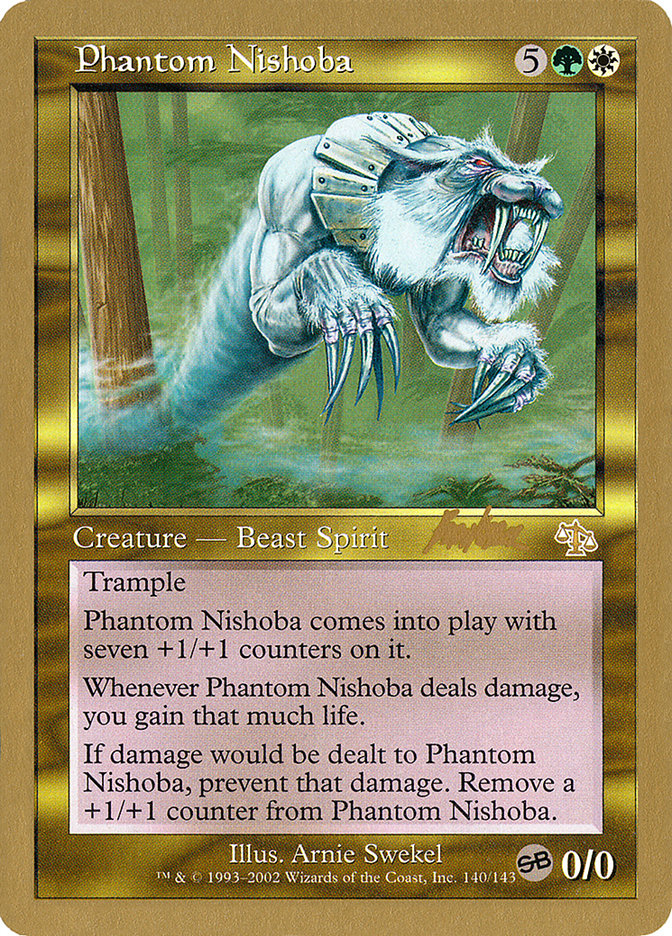 Phantom Nishoba (Brian Kibler) (SB) [World Championship Decks 2002] | Cards and Coasters CA