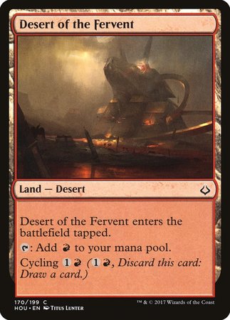 Desert of the Fervent [Hour of Devastation] | Cards and Coasters CA