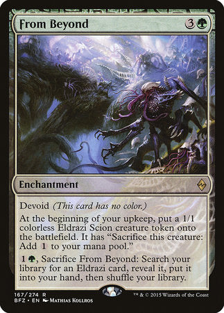 From Beyond [Battle for Zendikar] | Cards and Coasters CA