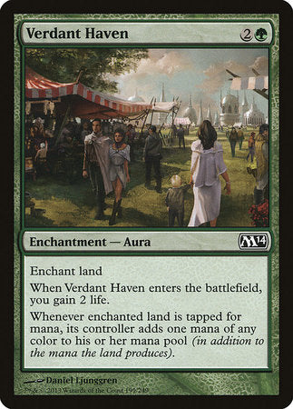 Verdant Haven [Magic 2014] | Cards and Coasters CA