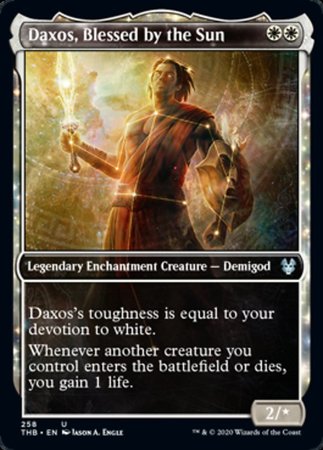 Daxos, Blessed by the Sun (Showcase) [Theros Beyond Death] | Cards and Coasters CA