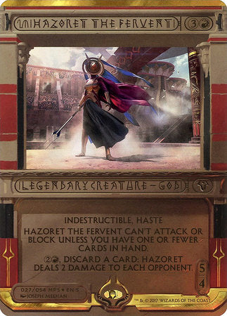 Hazoret the Fervent [Amonkhet Invocations] | Cards and Coasters CA