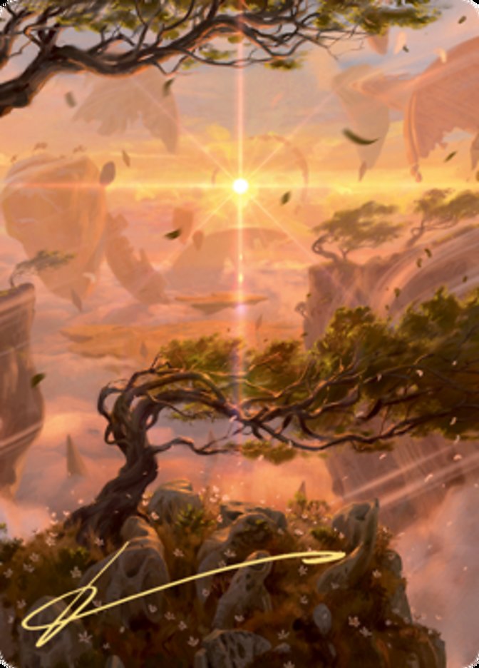 Windswept Heath Art Card (Gold-Stamped Signature) [Zendikar Rising Art Series] | Cards and Coasters CA