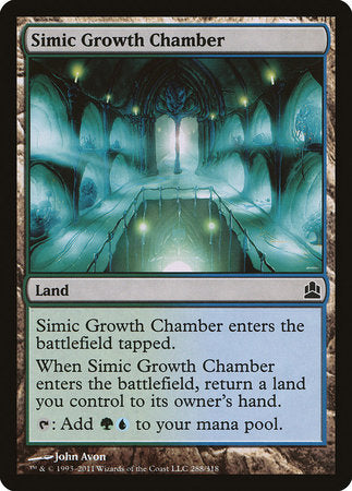 Simic Growth Chamber [Commander 2011] | Cards and Coasters CA