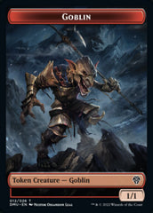 Soldier // Goblin Double-sided Token [Dominaria United Tokens] | Cards and Coasters CA