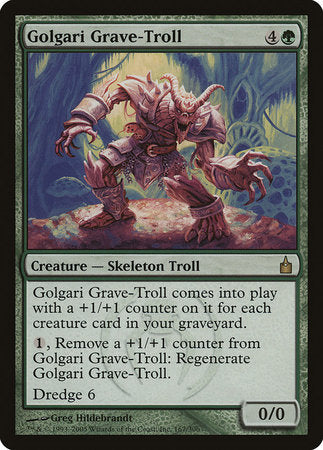 Golgari Grave-Troll [Ravnica: City of Guilds] | Cards and Coasters CA