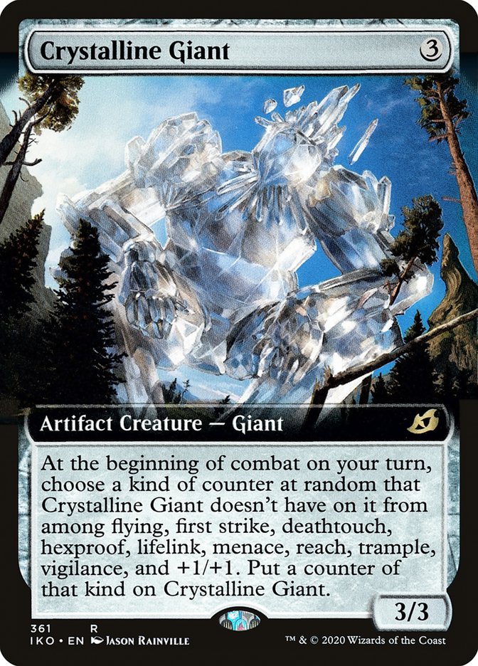 Crystalline Giant (Extended Art) [Ikoria: Lair of Behemoths] | Cards and Coasters CA