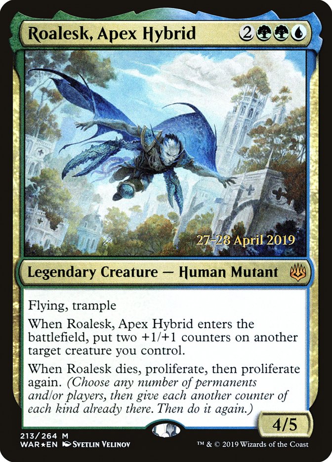 Roalesk, Apex Hybrid  [War of the Spark Prerelease Promos] | Cards and Coasters CA