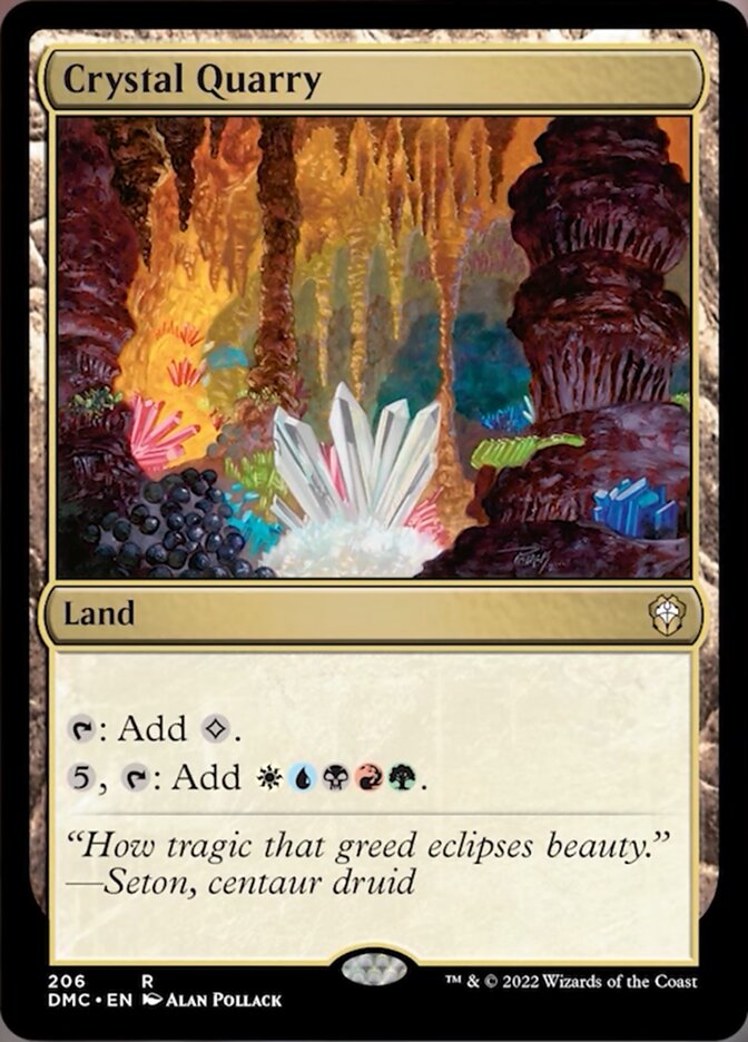 Crystal Quarry [Dominaria United Commander] | Cards and Coasters CA