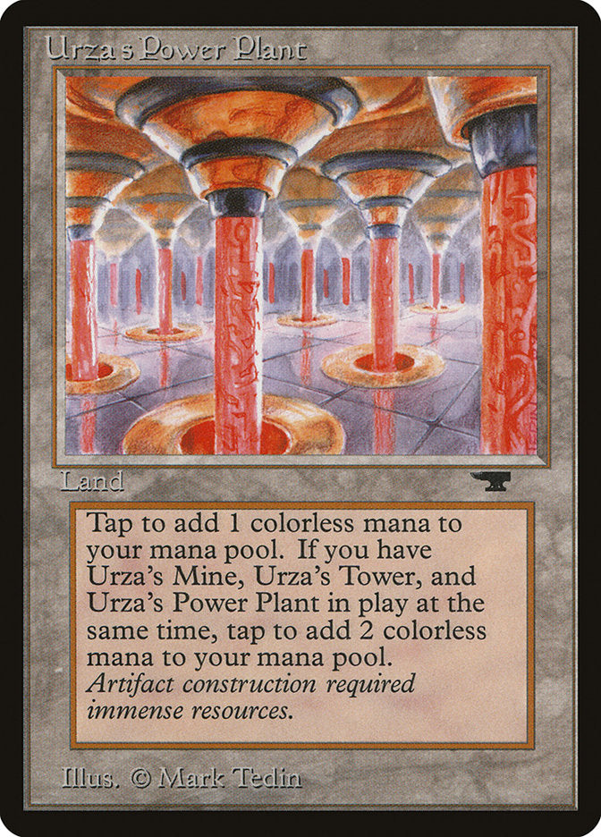 Urza's Power Plant (Red Columns) [Antiquities] | Cards and Coasters CA