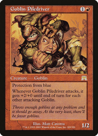 Goblin Piledriver [Onslaught] | Cards and Coasters CA