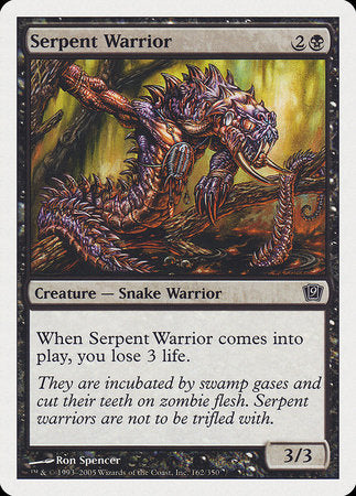 Serpent Warrior [Ninth Edition] | Cards and Coasters CA