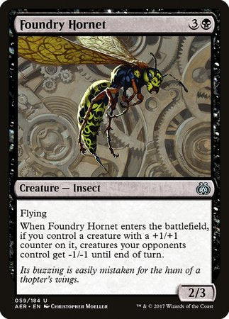 Foundry Hornet [Aether Revolt] | Cards and Coasters CA