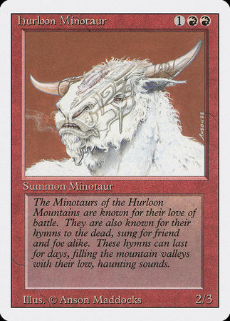 Hurloon Minotaur [Revised Edition] | Cards and Coasters CA