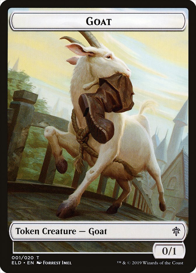 Goat [Throne of Eldraine Tokens] | Cards and Coasters CA