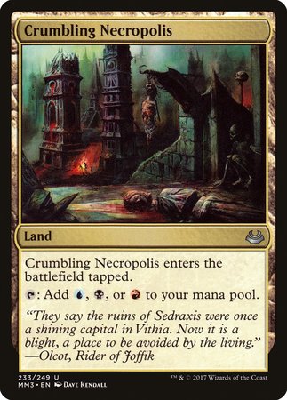 Crumbling Necropolis [Modern Masters 2017] | Cards and Coasters CA