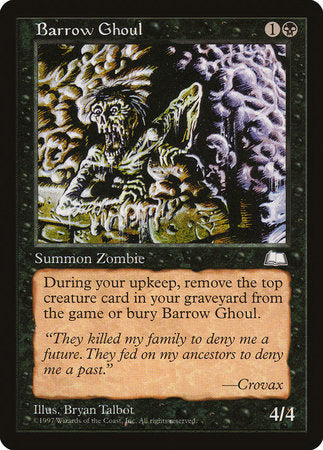 Barrow Ghoul [Weatherlight] | Cards and Coasters CA