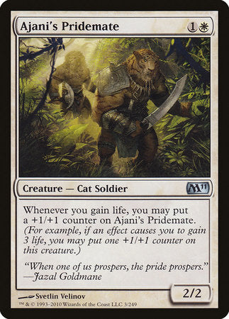 Ajani's Pridemate [Magic 2011] | Cards and Coasters CA