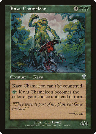 Kavu Chameleon [Invasion] | Cards and Coasters CA
