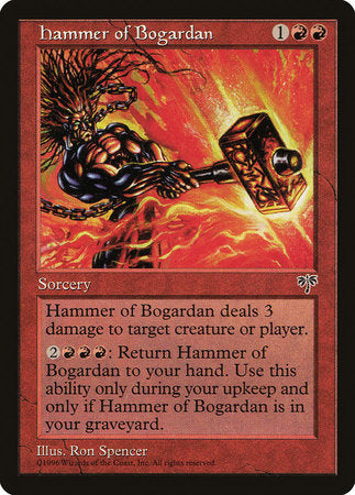 Hammer of Bogardan [Mirage] | Cards and Coasters CA