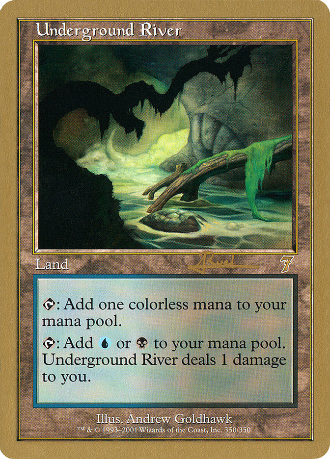 Underground River (Antoine Ruel) [World Championship Decks 2001] | Cards and Coasters CA