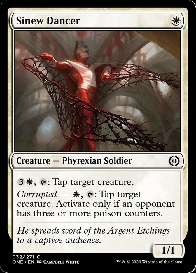 Sinew Dancer [Phyrexia: All Will Be One] | Cards and Coasters CA