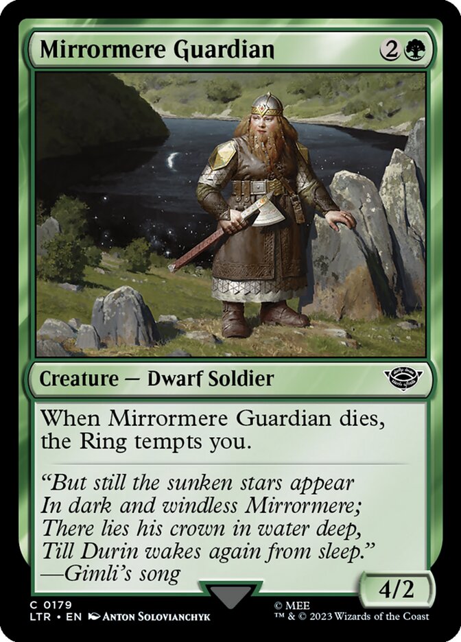 Mirrormere Guardian [The Lord of the Rings: Tales of Middle-Earth] | Cards and Coasters CA