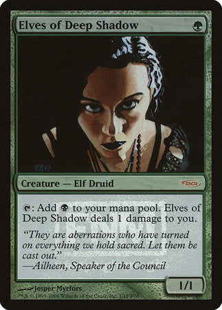 Elves of Deep Shadow [Friday Night Magic 2006] | Cards and Coasters CA