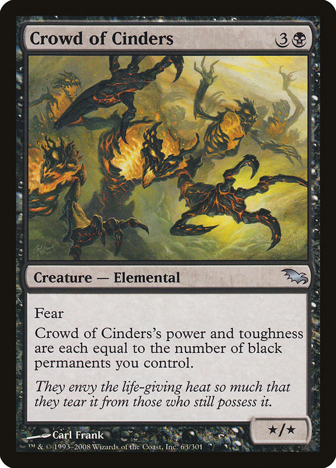 Crowd of Cinders [Shadowmoor] | Cards and Coasters CA