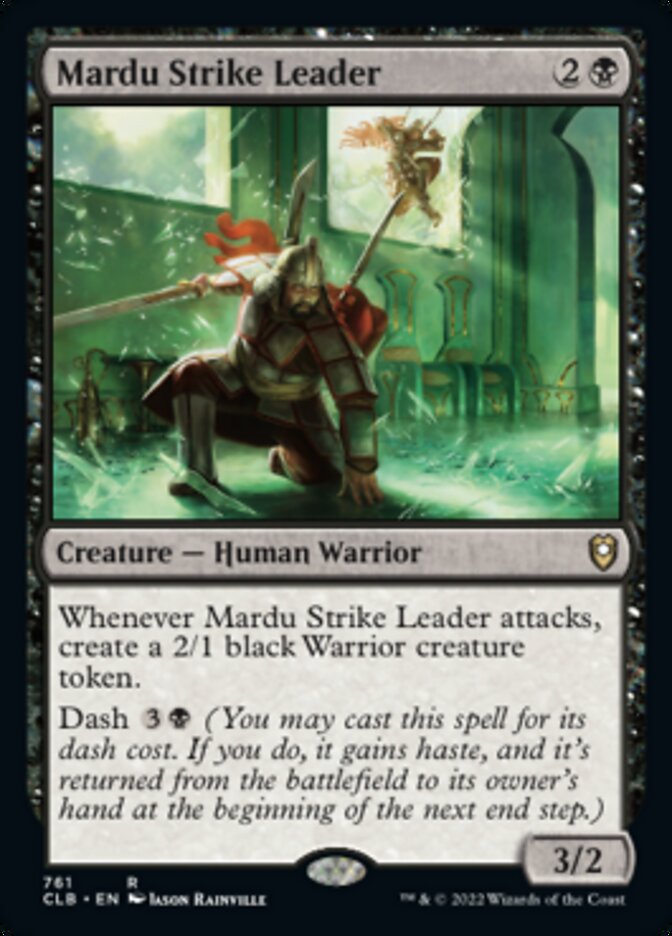Mardu Strike Leader [Commander Legends: Battle for Baldur's Gate] | Cards and Coasters CA