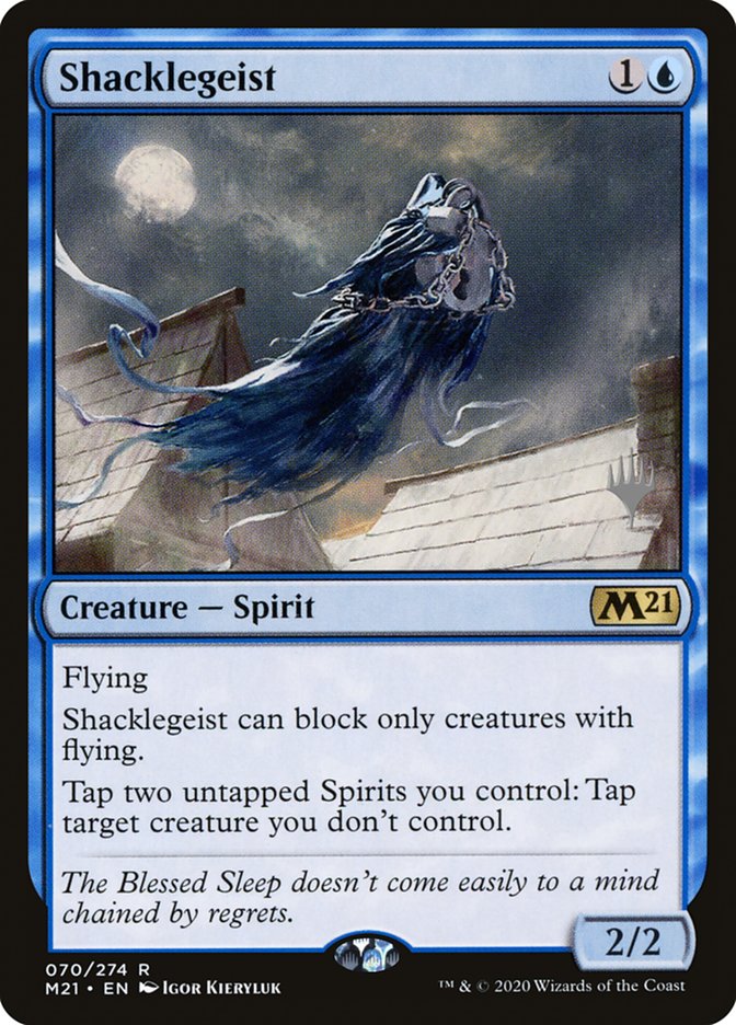 Shacklegeist (Promo Pack) [Core Set 2021 Promos] | Cards and Coasters CA