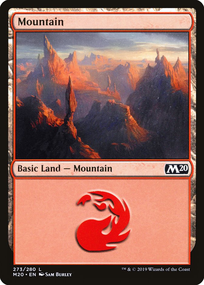 Mountain (#273) [Core Set 2020] | Cards and Coasters CA