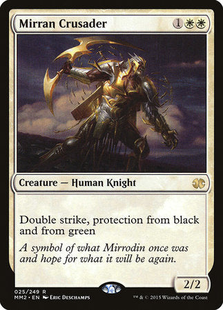 Mirran Crusader [Modern Masters 2015] | Cards and Coasters CA