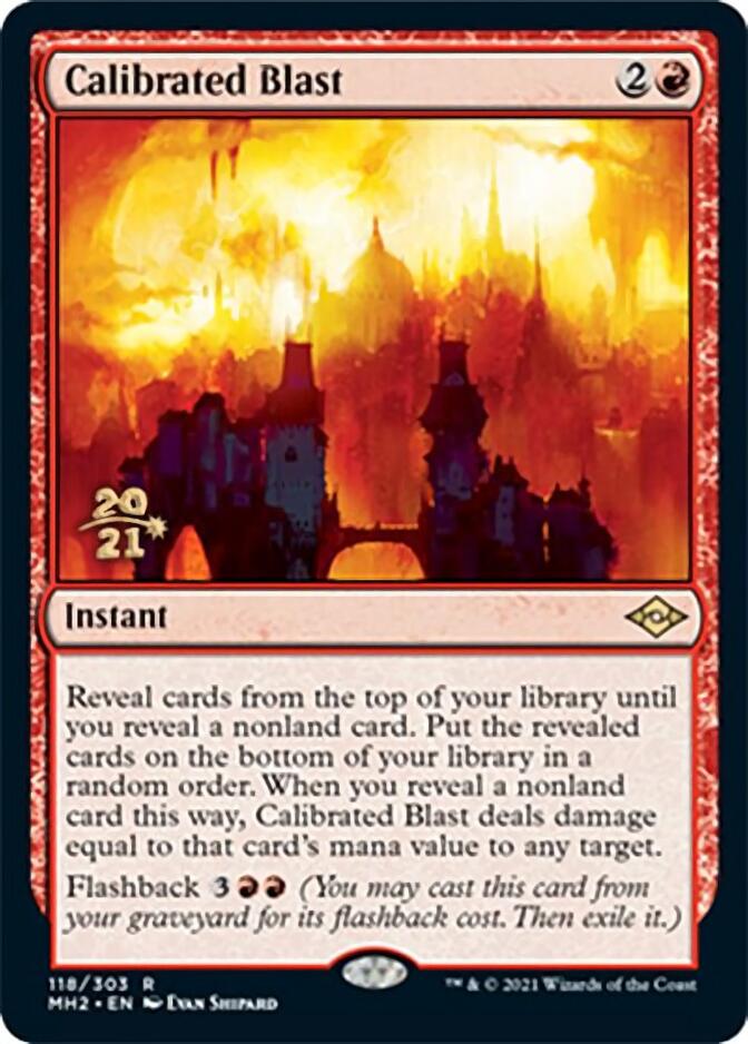 Calibrated Blast [Modern Horizons 2 Prerelease Promos] | Cards and Coasters CA