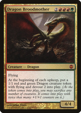 Dragon Broodmother [Alara Reborn] | Cards and Coasters CA