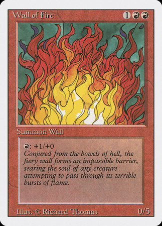 Wall of Fire [Revised Edition] | Cards and Coasters CA