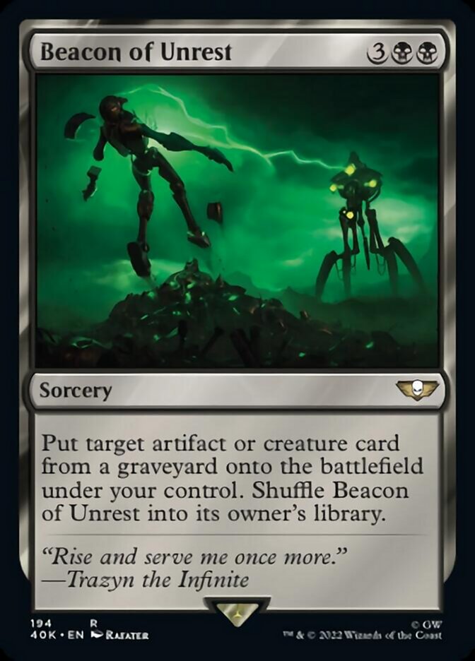 Beacon of Unrest [Universes Beyond: Warhammer 40,000] | Cards and Coasters CA