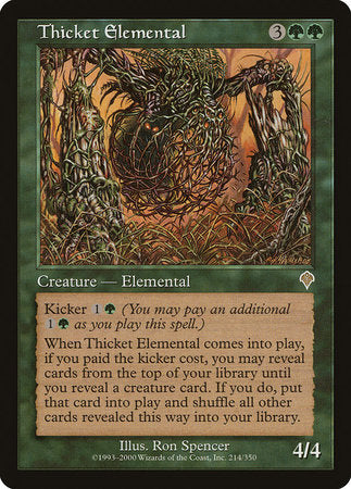 Thicket Elemental [Invasion] | Cards and Coasters CA