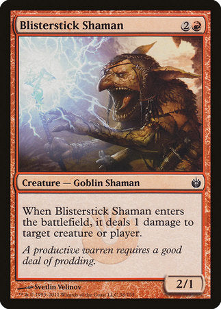 Blisterstick Shaman [Mirrodin Besieged] | Cards and Coasters CA