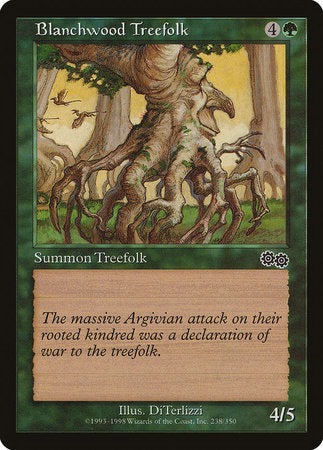 Blanchwood Treefolk [Urza's Saga] | Cards and Coasters CA