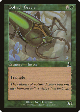 Goliath Beetle [Urza's Destiny] | Cards and Coasters CA