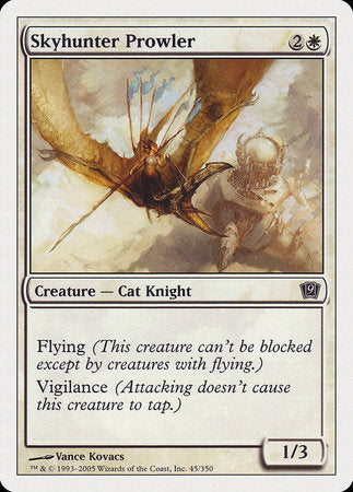 Skyhunter Prowler [Ninth Edition] | Cards and Coasters CA