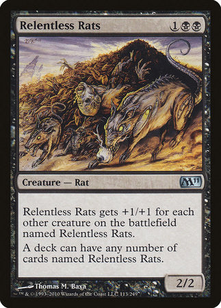 Relentless Rats [Magic 2011] | Cards and Coasters CA