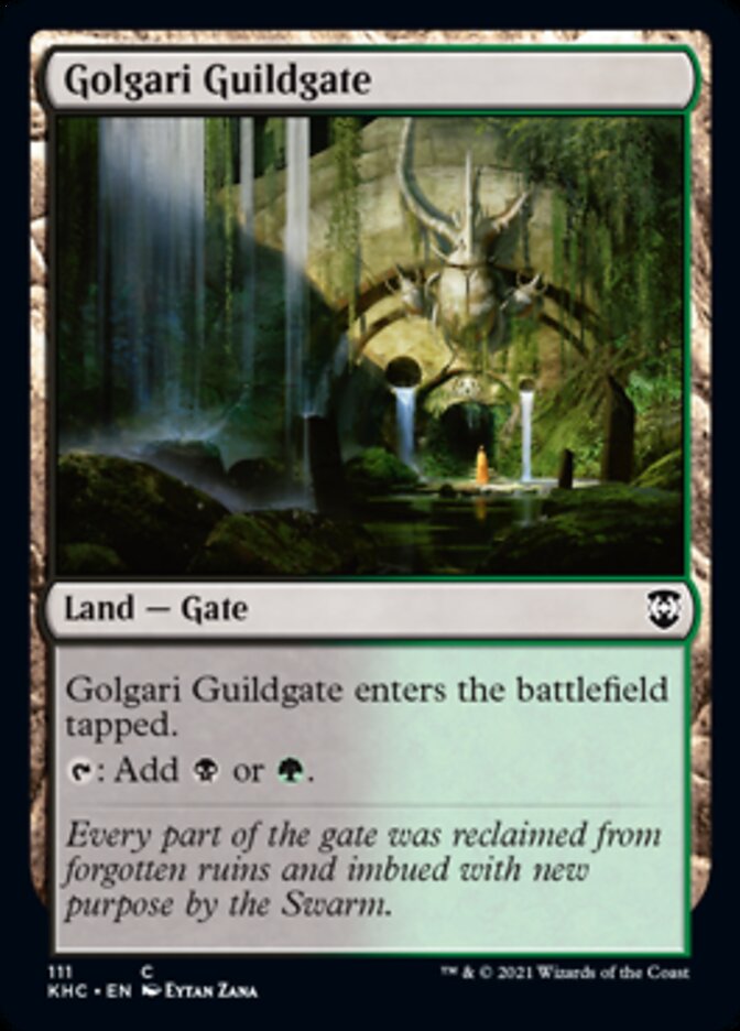 Golgari Guildgate [Kaldheim Commander] | Cards and Coasters CA