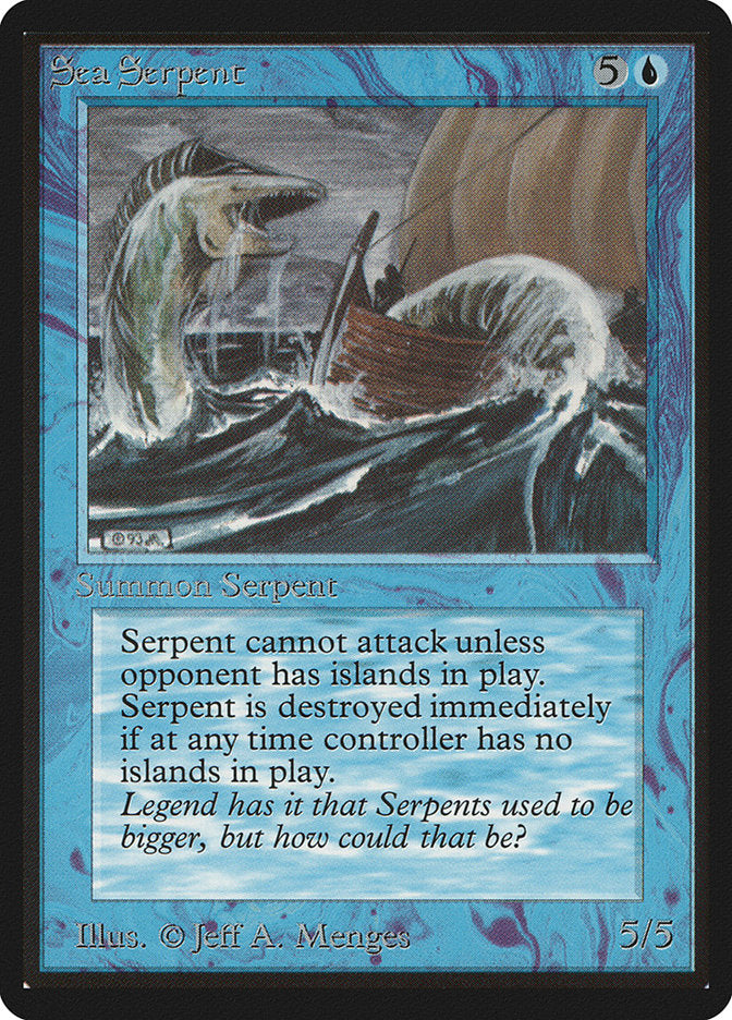 Sea Serpent [Limited Edition Beta] | Cards and Coasters CA