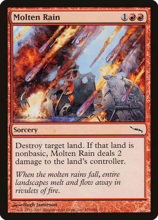 Molten Rain [Mirrodin] | Cards and Coasters CA
