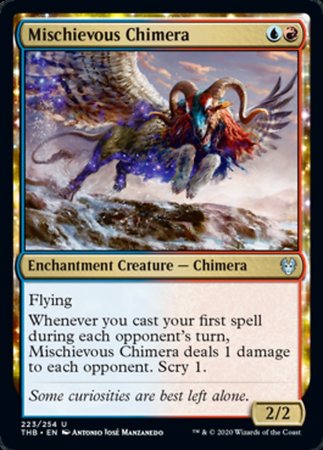 Mischievous Chimera [Theros Beyond Death] | Cards and Coasters CA