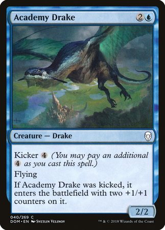 Academy Drake [Dominaria] | Cards and Coasters CA