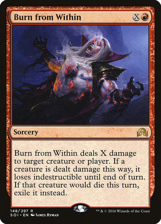 Burn from Within [Shadows over Innistrad] | Cards and Coasters CA